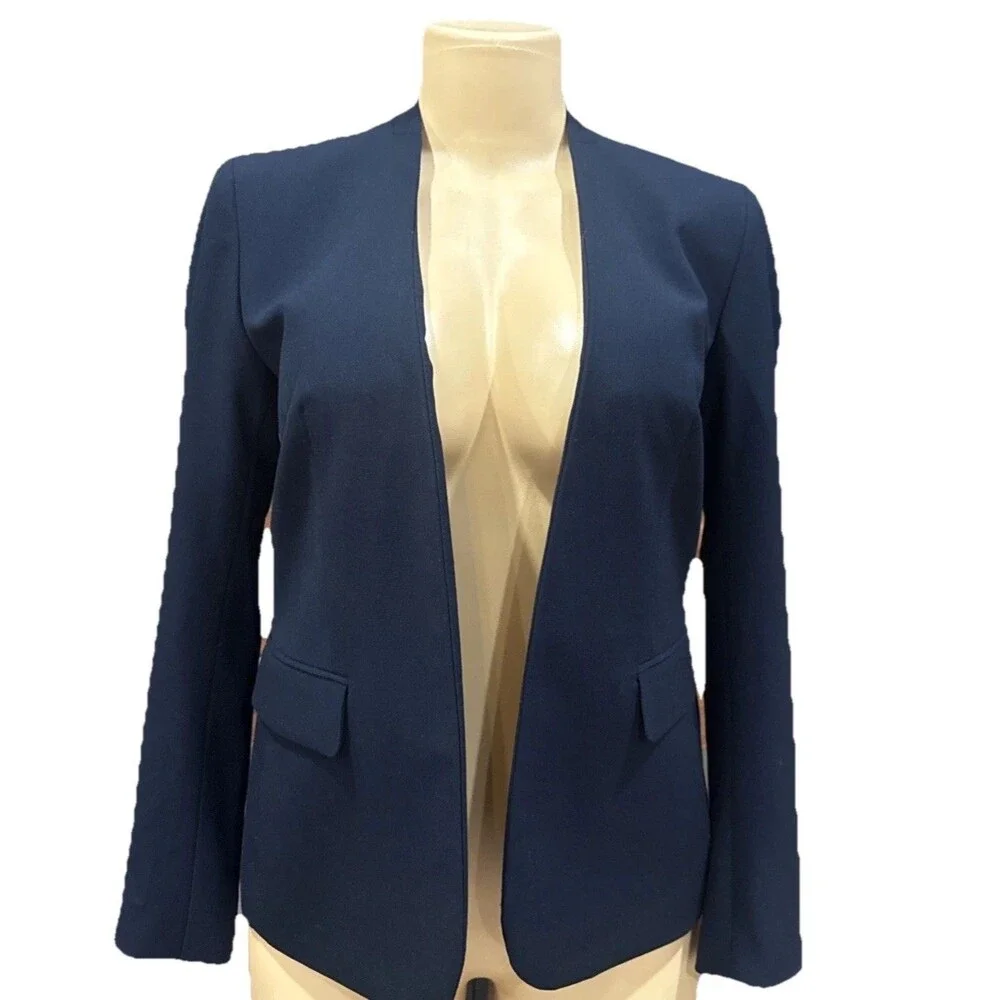 Bar III Blazer Womens Size XXS. Gray Long Sleeve Open Front‎ Career Business New